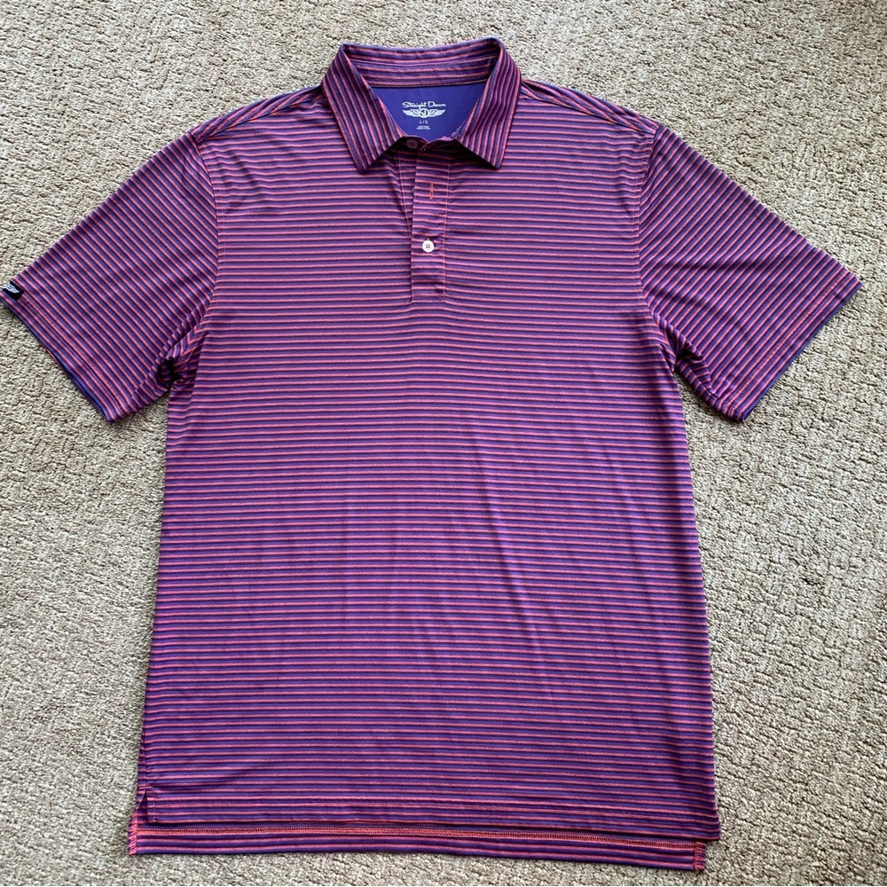 Men’s Golf Shirt Black Sheep Straight Down Brand Large